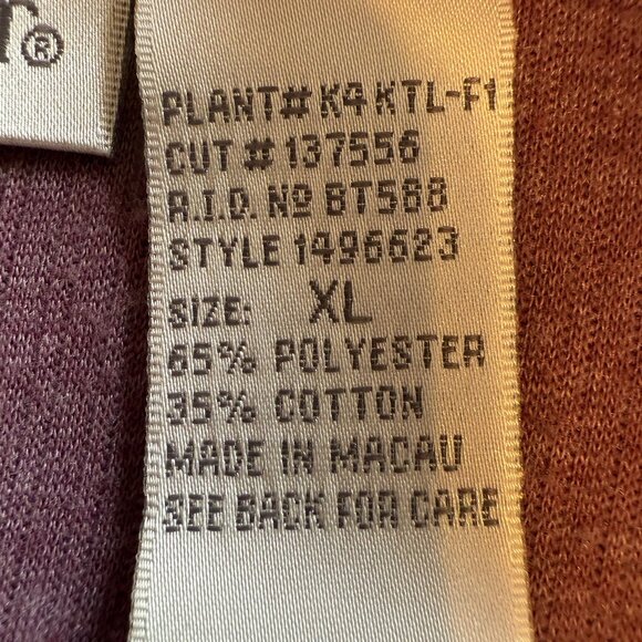 Koret 3 Quarter Zip Top Size X-large - Picture 5 of 6